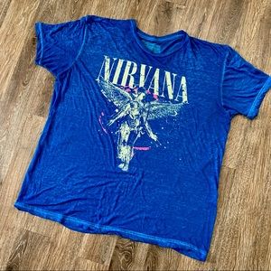 NIRVANA Oversized Band Tee Size XL